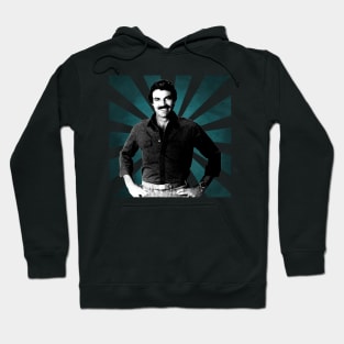 Tom Selleck II Retro Pixel II 70s Hoodie